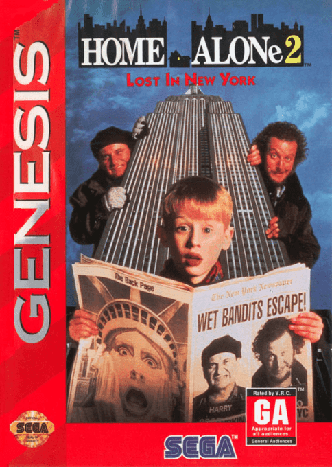 Home Alone 2 - Lost in New York original box art cover