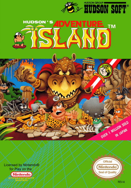 Hudson's Adventure Island original box art cover