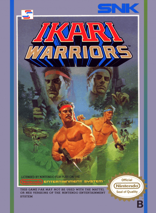 Ikari Warriors (Europe) original box art cover