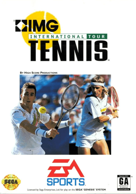IMG International Tour Tennis original box art cover