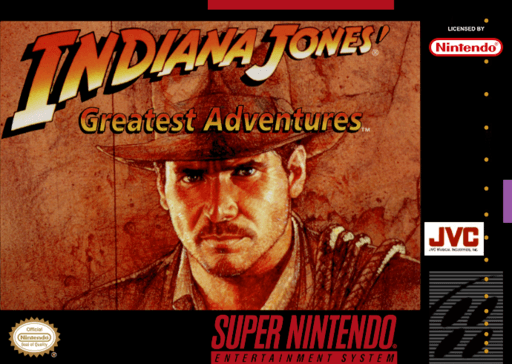Indiana Jones' Greatest Adventures original box art cover