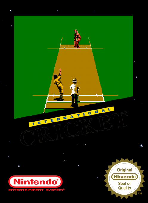 International Cricket original box art cover