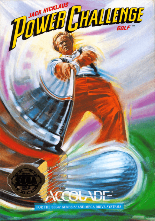Jack Nicklaus' Power Challenge Golf original box art cover