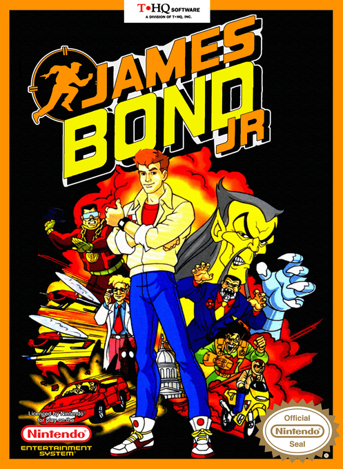 James Bond Jr (Europe) original box art cover