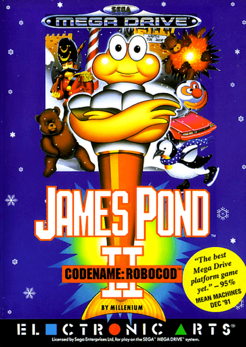 James Pond 2 - Codename - Robocod original box art cover