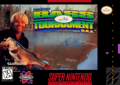 Jimmy Houston's Bass Tournament U.S.A. original box art cover