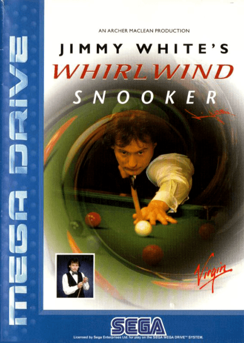 Jimmy White's Whirlwind Snooker original box art cover