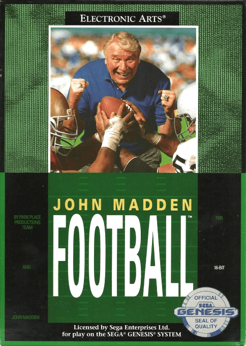 John Madden Football original box art cover