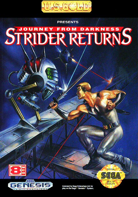 Journey from Darkness - Strider Returns original box art cover