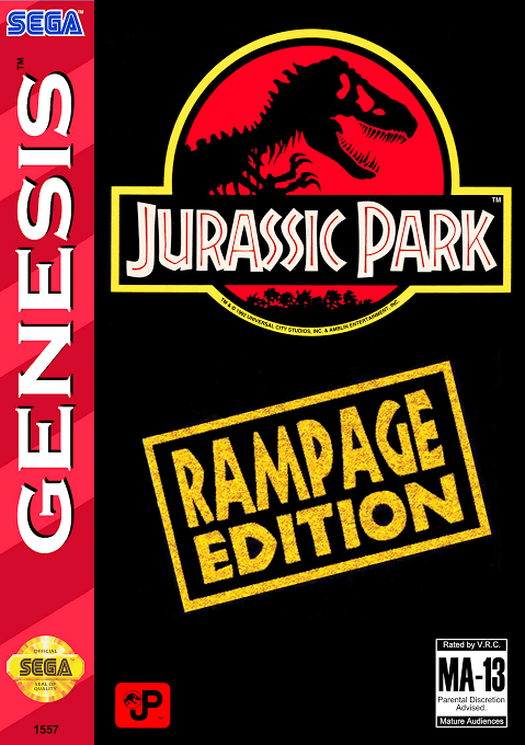 Jurassic Park - Rampage Edition original box art cover