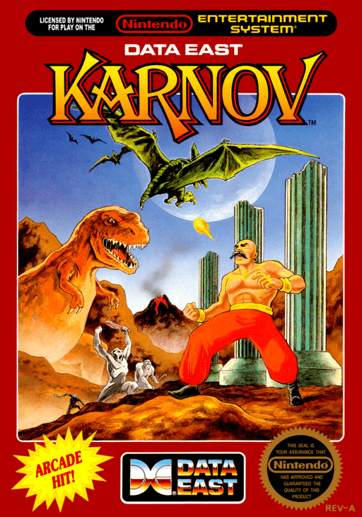 Karnov original box art cover