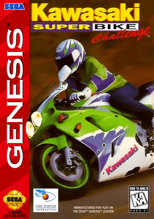 Kawasaki Superbike Challenge original box art cover
