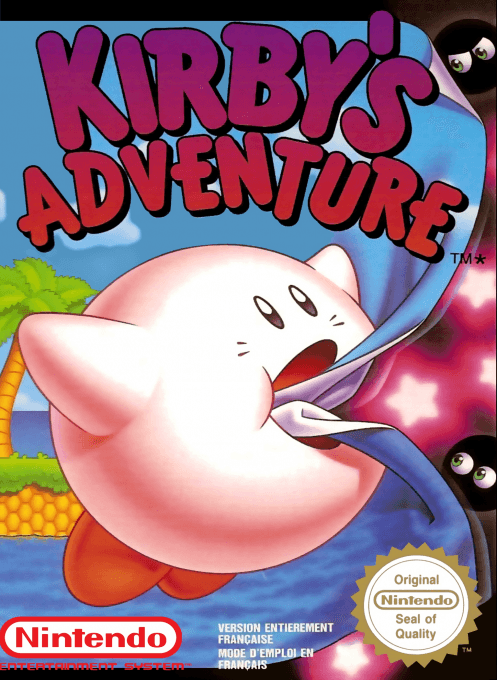 Kirby's Adventure (Europe) original box art cover