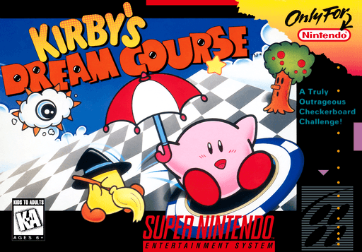 Kirby's Dream Course original box art cover