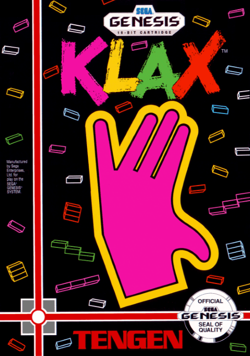 Klax original box art cover