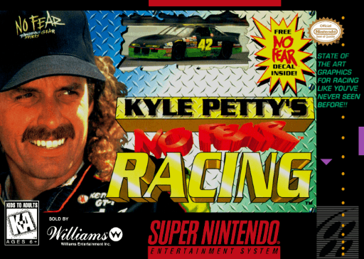 Kyle Petty's No Fear Racing original box art cover