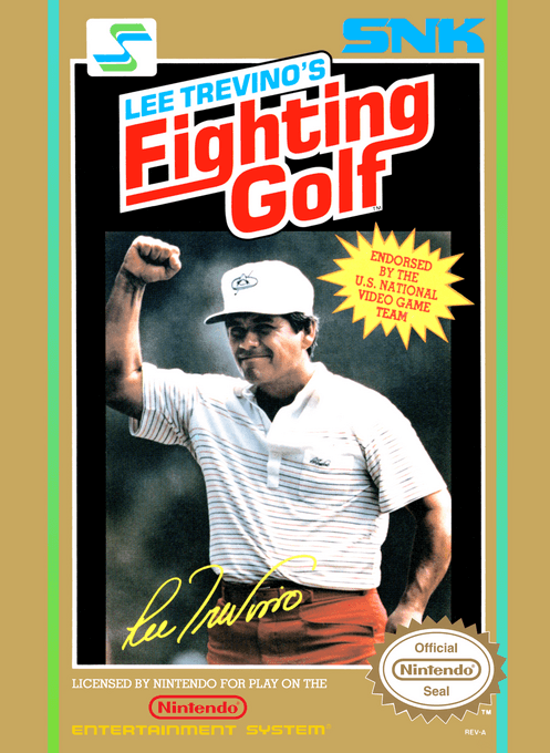 Lee Trevino's Fighting Golf (Hack) original box art cover