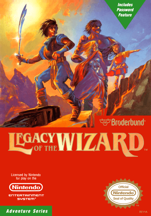 Legacy of the Wizard original box art cover