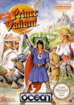 Legend of Prince Valiant, The original box art cover