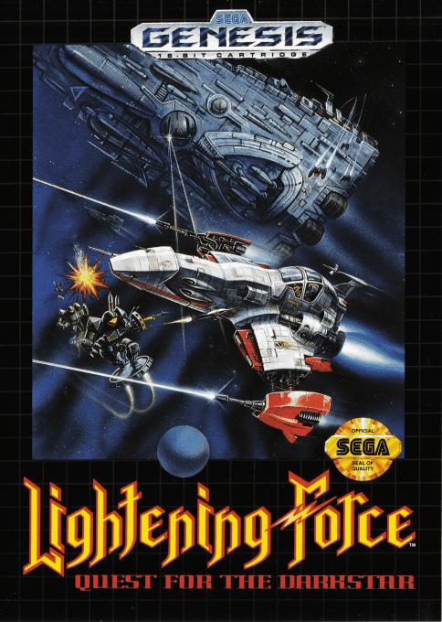 Lightening Force - Quest for the Darkstar original box art cover