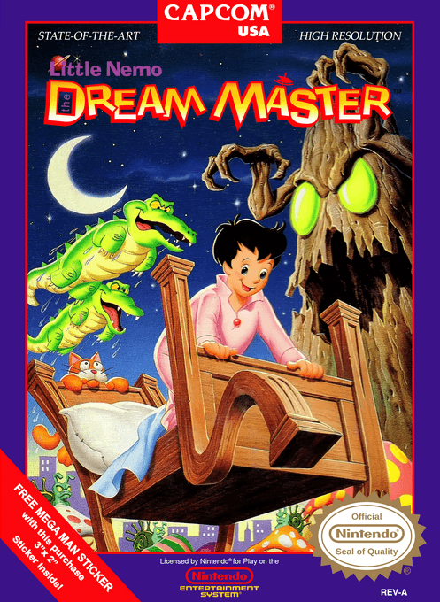 Little Nemo - The Dream Master (Europe) original box art cover