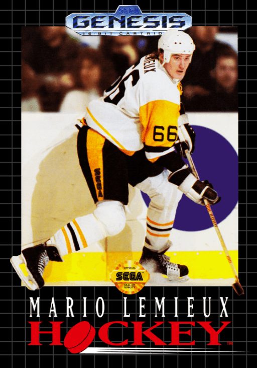 Mario Lemieux Hockey original box art cover