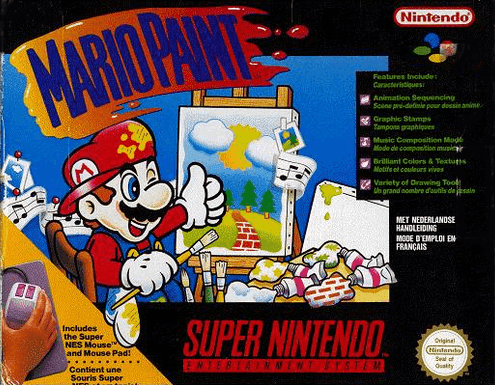 Mario Paint original box art cover