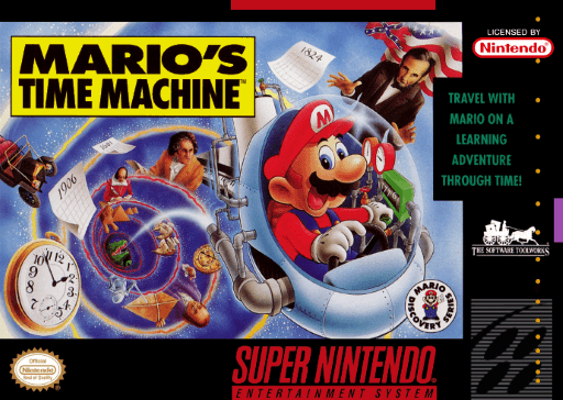 Mario's Time Machine original box art cover