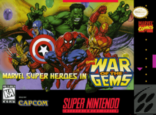 Marvel Super Heroes - War of the Gems original box art cover