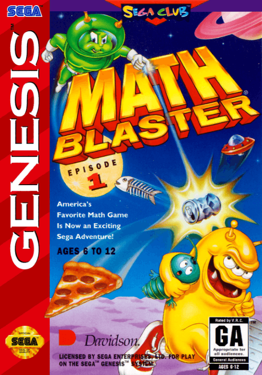 Math Blaster - Episode 1 original box art cover