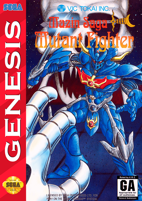 Mazin Saga - Mutant Fighter original box art cover