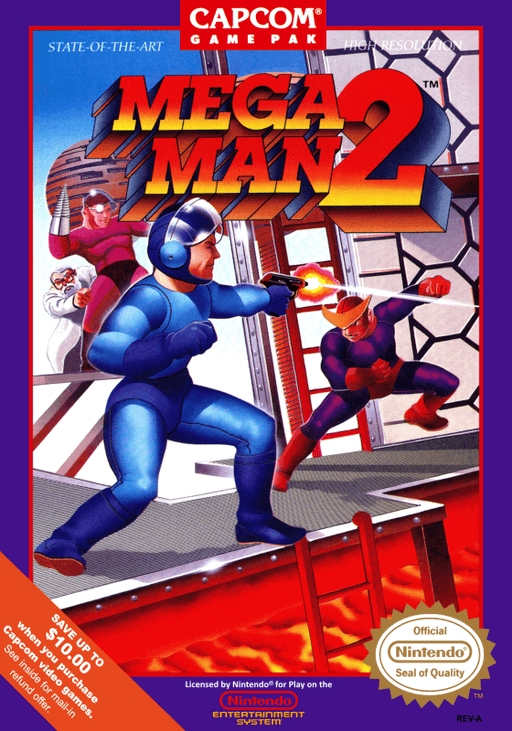 Mega Man 2 original box art cover