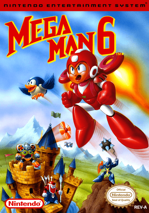 Mega Man 6 original box art cover