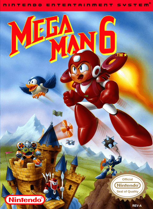 Mega Man 6 (Hack) original box art cover