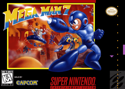 Mega Man 7 original box art cover
