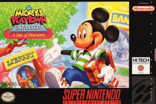 Mickey's Playtown Adventure - A Day of Discovery! original box art cover