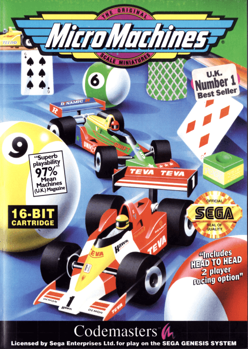 Micro Machines Military - It's a Blast! original box art cover