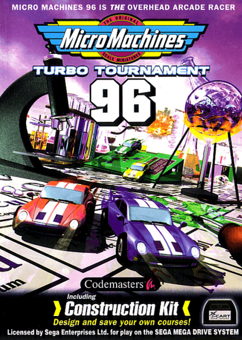 Micro Machines - Turbo Tournament 96 original box art cover