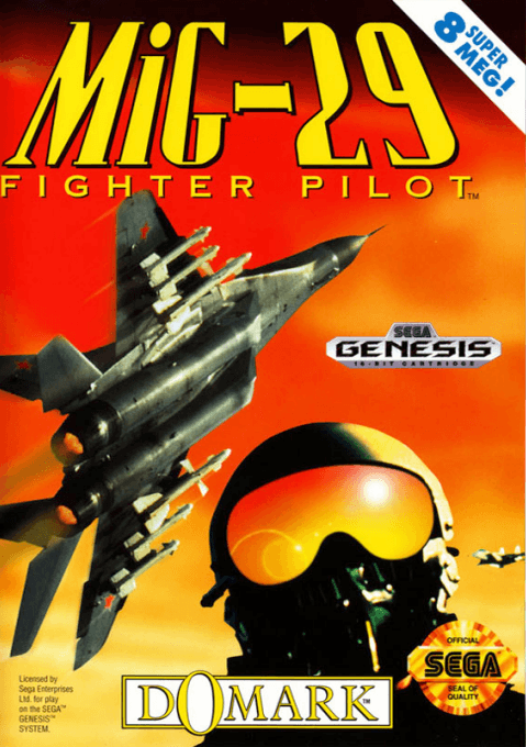 Mig-29 Fighter Pilot original box art cover