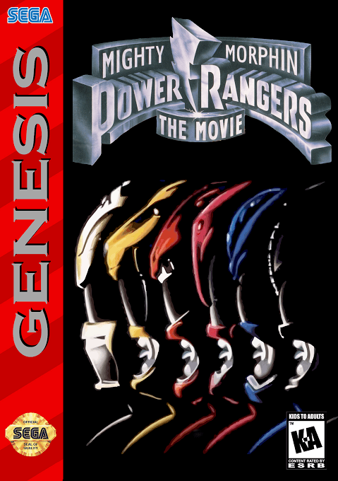 Mighty Morphin Power Rangers - The Movie original box art cover