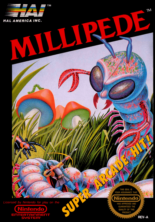 Millipede original box art cover