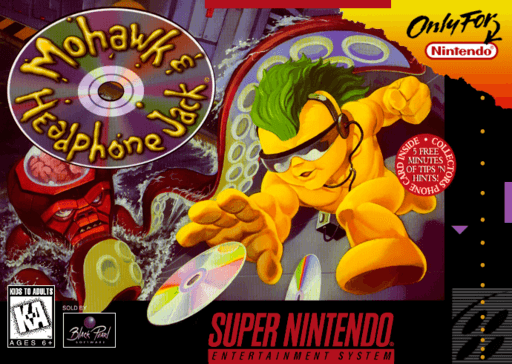 MoHawk & Headphone Jack original box art cover