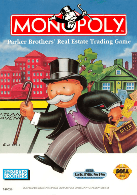 Monopoly original box art cover
