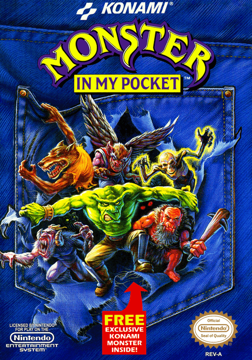 Monster in My Pocket original box art cover