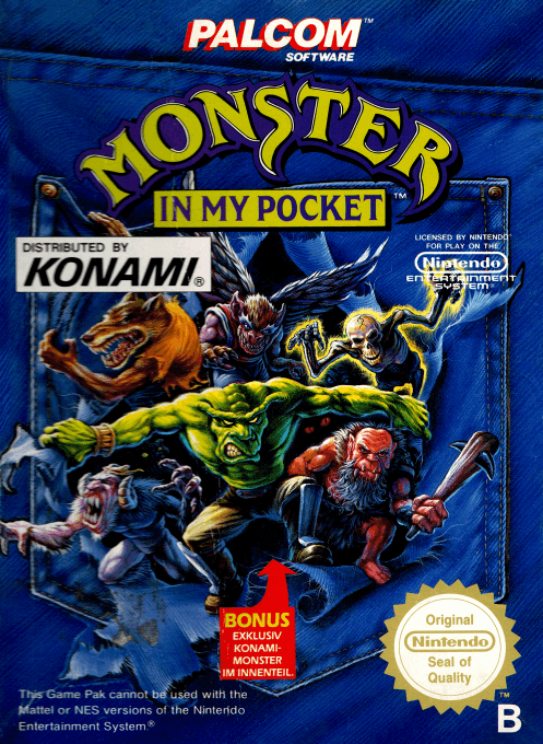 Monster in My Pocket (Europe) original box art cover