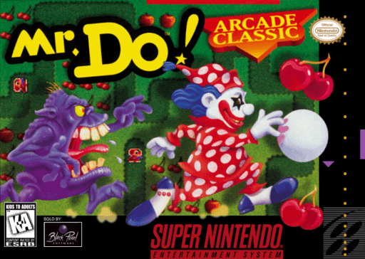 Mr. Do! original box art cover