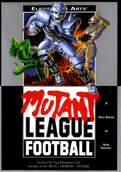 Mutant League Football original box art cover