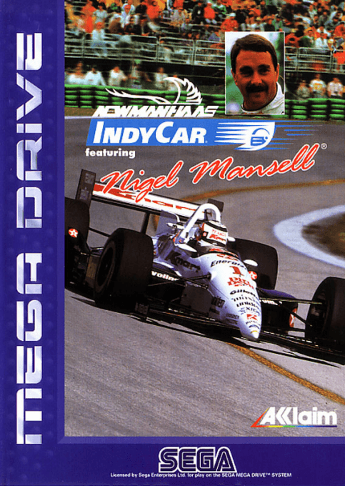 Newman Haas IndyCar featuring Nigel Mansell original box art cover