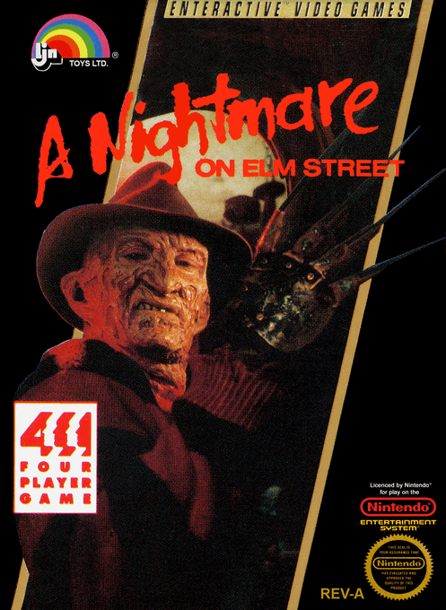 Nightmare On Elm Street, A original box art cover