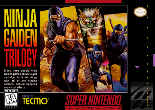 Ninja Gaiden Trilogy original box art cover